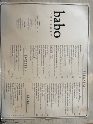Menu photo 6 Babo Detroit Detroit, MI Menu photo 6 Babo Detroit Detroit, MI