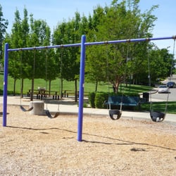 Levy Park - Swings at Levy Park