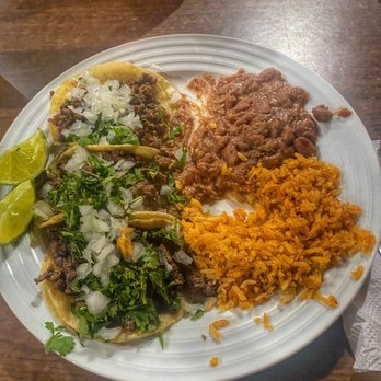 Aliyah's Kitchen and Grill  - Taco plate. Yum! - Mexican Near Me - Templeton, California