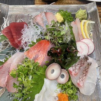 Kiraku - Assorted Sashimi - Tapas/Small Plates Near Me - Berkeley, California Kiraku - Assorted Sashimi - Tapas/Small Plates Near Me - Berkeley, California