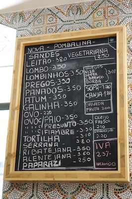 Menu photo 2 A Nova Pombalina Lisbon, 11