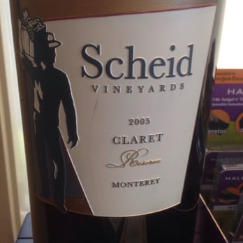 Scheid Vineyards Tasting Room - The exceptional Scheid Claret. They are currently pouring the 2009. - Wine Tasting Room Near Me - Carmel, California Scheid Vineyards Tasting Room - The exceptional Scheid Claret. They are currently pouring the 2009. - Wine Tasting Room Near Me - Carmel, California