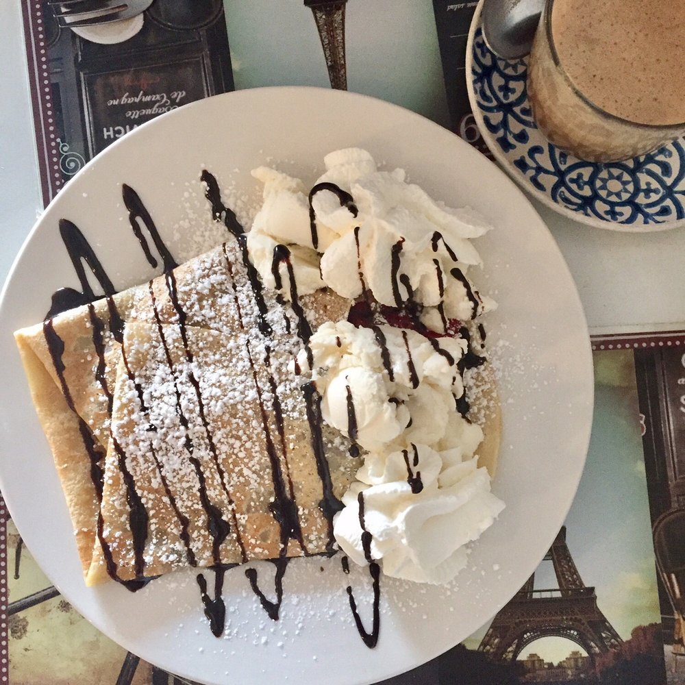 Cafe Paris - Crepe Chocolat D'Amour #7 - Creperies Near Me - Metuchen, New Jersey
