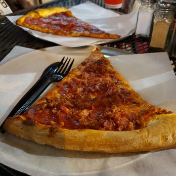 Vinny's NY Pizza - Bacon and pepperoni - Pizza Near Me - Atlanta, Georgia Vinny's NY Pizza - Bacon and pepperoni - Pizza Near Me - Atlanta, Georgia