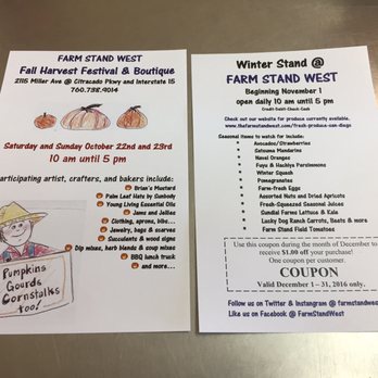 Farm Stand West, Fresh Produce, Pumpkin Patch, Christmas Trees - Festival & Current Info. - Fruits & Veggies Near Me - Escondido, California Farm Stand West, Fresh Produce, Pumpkin Patch, Christmas Trees - Festival & Current Info. - Fruits & Veggies Near Me - Escondido, California