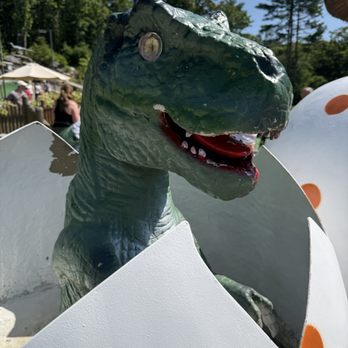 Raptor Falls - One of the dinosaurs - Mini Golf Near Me - Arundel, Maine Raptor Falls - One of the dinosaurs - Mini Golf Near Me - Arundel, Maine