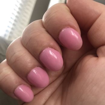 Happy Nails Boutique - Hard to see in photos, but notice mini cracks in each nail. Cuticles are a mess. Shape is awkward. - Nail Salons Near Me - Chicago, Illinois Happy Nails Boutique - Hard to see in photos, but notice mini cracks in each nail. Cuticles are a mess. Shape is awkward. - Nail Salons Near Me - Chicago, Illinois
