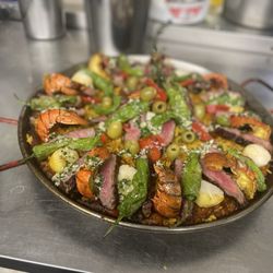 Basque Tapas Bar - Surf & Turf Paella.