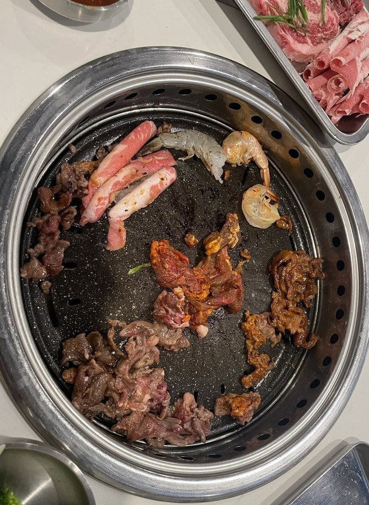 Food from Bawi Korean BBQ