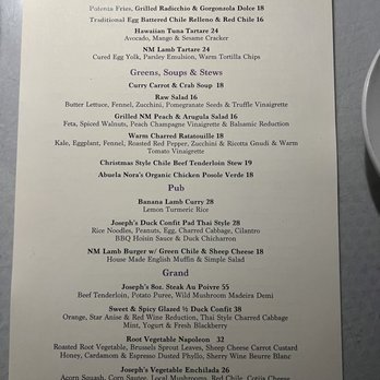 Joseph's Culinary Pub - New American Near Me - Santa Fe, New Mexico