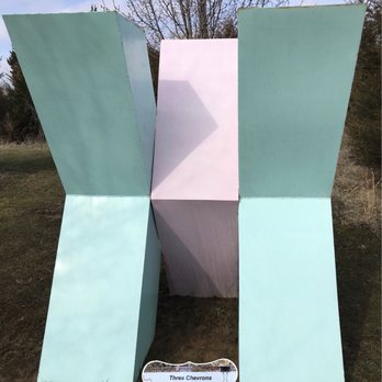 Josephine Sculpture Park - Three Chevrons - Parks Near Me - Frankfort, Kentucky