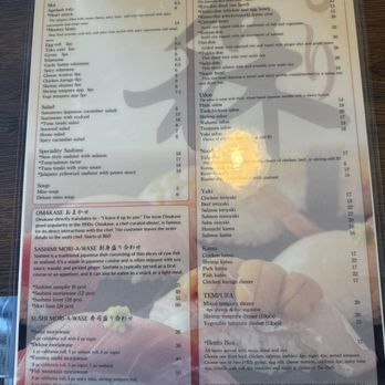 Sushi Mori - Menu 2 - Japanese Near Me - Colorado Springs, Colorado Sushi Mori - Menu 2 - Japanese Near Me - Colorado Springs, Colorado