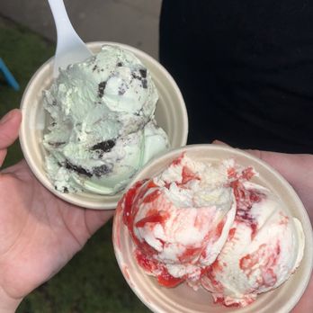 Mike's Ice Cream - Mint Oreo & Raspberry Cheesecake - Ice Cream & Frozen Yogurt Near Me - Hood River, Oregon Mike's Ice Cream - Mint Oreo & Raspberry Cheesecake - Ice Cream & Frozen Yogurt Near Me - Hood River, Oregon