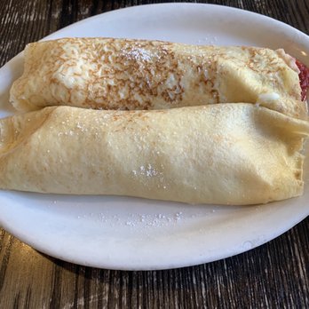 Egg Plantation - Fruit crepes. If you like your crepes in the sweet side. This is not for you. The cream filling was not sweet - Breakfast & Brunch Near Me - Newhall, California