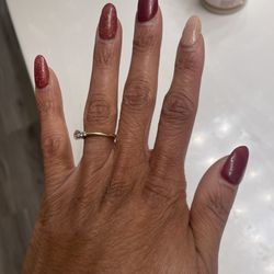 Bally Nails - Finished nails. Do you call this long?!