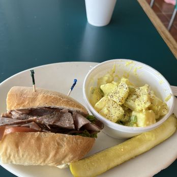 Chelsea Deli & Cafe - Today's lunch.. I ate the other 1/2 sammy before I remembered to take the picture. - Delis Near Me - Humble, Texas