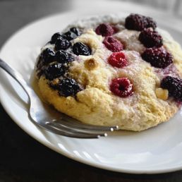 Raspberry White Chocolate Scone