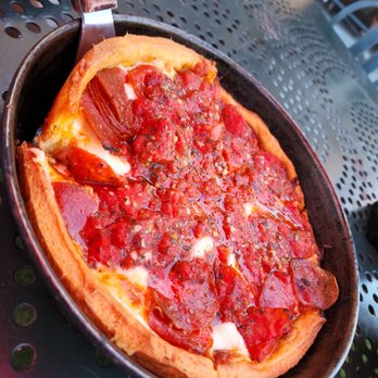 Rance's Chicago Pizza - Small deep dish pepperoni - Pizza Near Me - Long Beach, California