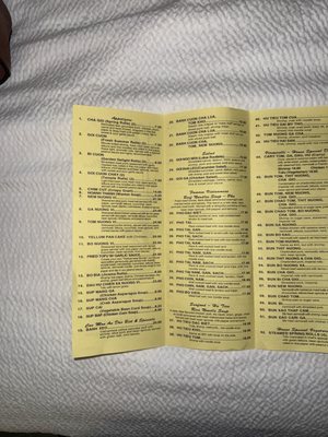 Menu photo 1 Lang Van Charlotte, NC