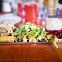 Gigi's Cafe - Waffle sampler, incredible!