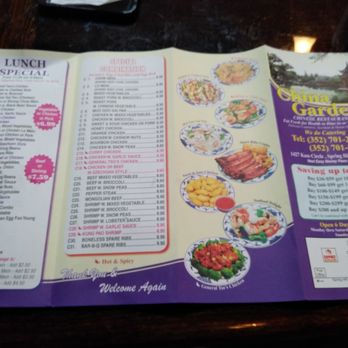 China Garden - the menu of the restaurant - Chinese Near Me - Spring Hill, Florida China Garden - the menu of the restaurant - Chinese Near Me - Spring Hill, Florida