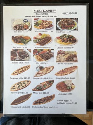 Menu photo 2 Kebab Kountry Toronto, ON