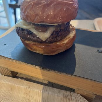 Shadow Wagyu - Gruyère and onion burger on Japanese milk bun (special not always available) - Meat Shops Near Me - Coral Gables, Florida Shadow Wagyu - Gruyère and onion burger on Japanese milk bun (special not always available) - Meat Shops Near Me - Coral Gables, Florida