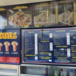 Mariscos German - Menu