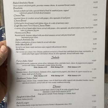 Farina's Winery & Cafe - Menu - May 2021 - Cafes Near Me - Granbury, Texas Farina's Winery & Cafe - Menu - May 2021 - Cafes Near Me - Granbury, Texas