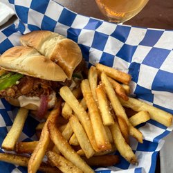 Dry Town Tap Station - Fried Ban Mi Chicken Sandwich w/ Fries