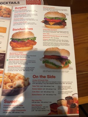 Menu photo 3 Hooters Clearwater, FL