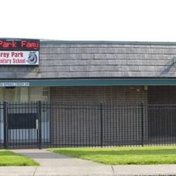 Awbrey Park Elementary - The front of the school