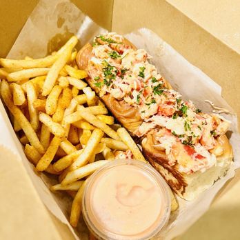 Lobster Zen - a hot dog and french fries in a box - Food Trucks Near Me - Rosemead, California Lobster Zen - a hot dog and french fries in a box - Food Trucks Near Me - Rosemead, California