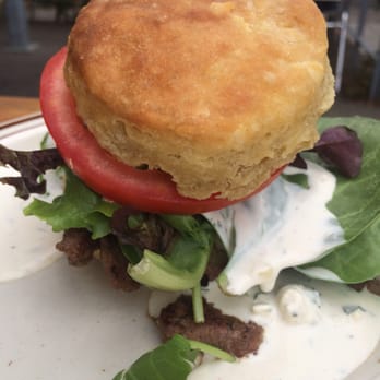 Pine State Biscuits - Steak and blue cheese biscuit sandwich - Southern Near Me - Portland, Oregon Pine State Biscuits - Steak and blue cheese biscuit sandwich - Southern Near Me - Portland, Oregon