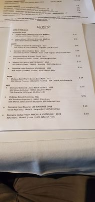 Menu photo 2 Le Parc Bistrobar San Francisco, CA
