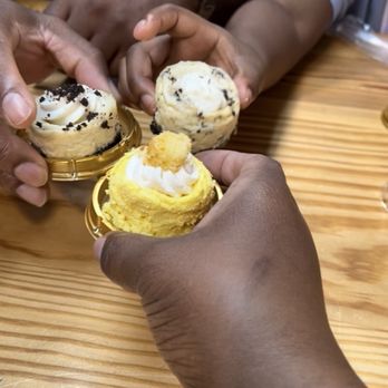 Patty's Cheesecakes - Lemon Pound Cake bomb. Not sure of the other 2 - Bakeries Near Me - St. Louis, Missouri