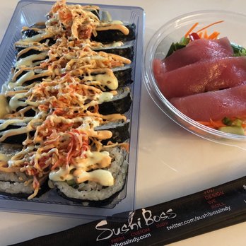 Sushi Boss - That One Roll and tuna sashimi - Sushi Bars Near Me - Indianapolis, Indiana
