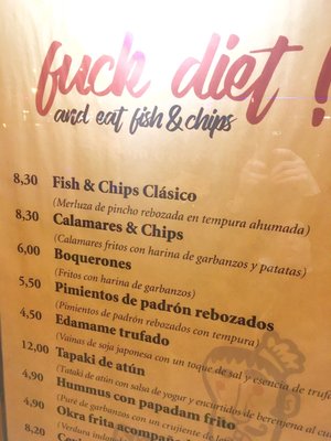 Menu photo 2 The Fish & Chips Shop Barcelona, B Menu photo 2 The Fish & Chips Shop Barcelona, B