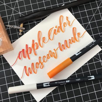 Inking With Joy - Apple - Calligraphy Near Me Inking With Joy - Apple - Calligraphy Near Me