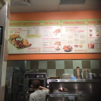 Pollo Campero - Here is the picture of the menu. - Fast Food Near Me - Central Islip, New York