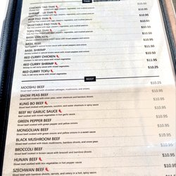 Mandarin Garden - Thai menu a/o July 2025