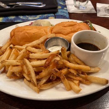 Rick's Chophouse - Prime Rib Sand-which....freaking delicious! - Seafood Near Me - McKinney, Texas