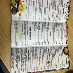 Taco Kings - Menu