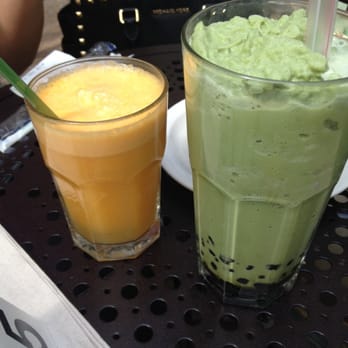 Urth Caffé-Pasadena - OJ and Green tea mango Boba - Cafes Near Me - Pasadena, California Urth Caffé-Pasadena - OJ and Green tea mango Boba - Cafes Near Me - Pasadena, California