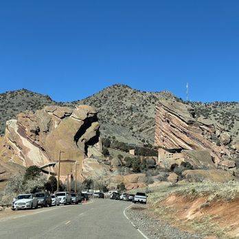 Red Rocks Amphitheatre - Road before you get to official amphitheater parking. - Music Venues Near Me - Morrison, Colorado Red Rocks Amphitheatre - Road before you get to official amphitheater parking. - Music Venues Near Me - Morrison, Colorado