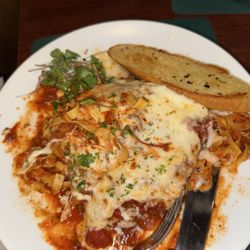 Colden Country Inn - Parents Chicken Parm, they should have split one. Enormous with homemade noodles