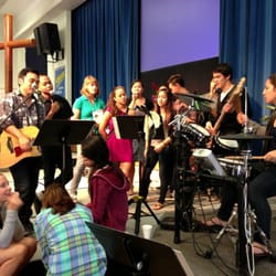 Youth worship jam session