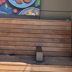 Real Produce International Market - Anti-homeless Bench