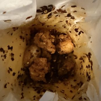 Chris P Kitchen - Popcorn chicken with chili oil (level 1 spice) - Chicken Wings Near Me - Santa Ana, California