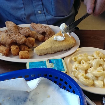 Blue and White Grill - Fried Catfish Lunch Plate - Diners Near Me - Hazel, Kentucky Blue and White Grill - Fried Catfish Lunch Plate - Diners Near Me - Hazel, Kentucky